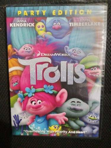 Trolls party edition dvd - trolls,