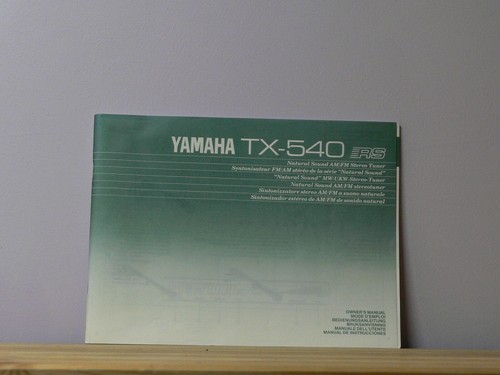 Yamaha 540 manuale - yamaha, tx-540