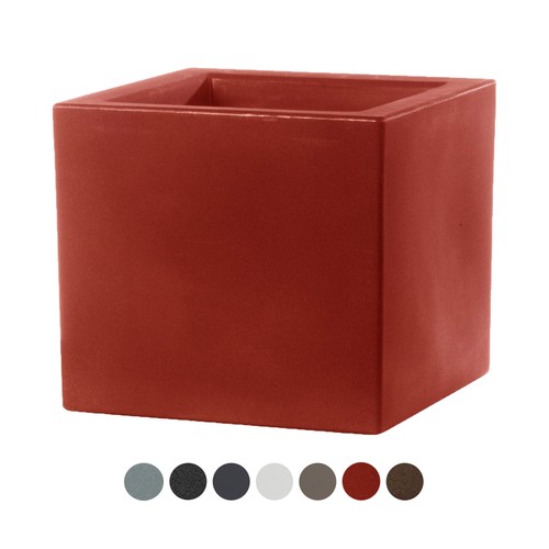 Vaso quadrato vari colori - vaso,