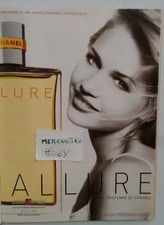 CHANEL ALLURE CON MODELLA 1997 PUBBLICITÀ ADVERTISING WERBUNG ITALIA CLIPPING