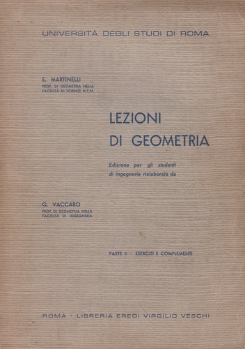 Lezioni geometria per - lezioni, gli