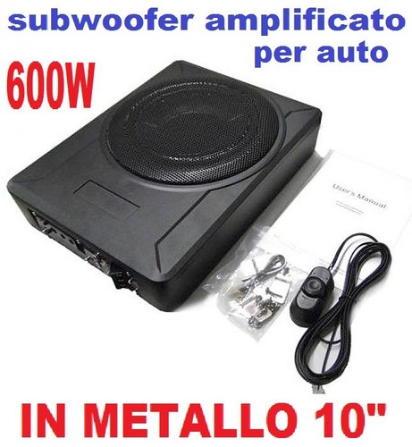 Subwoofer sottosedile auto - sottosedile,