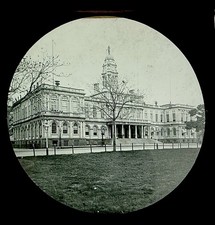Vintage magic lantern slide - magic,