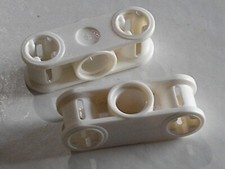 2 x LEGO White Technic Axle