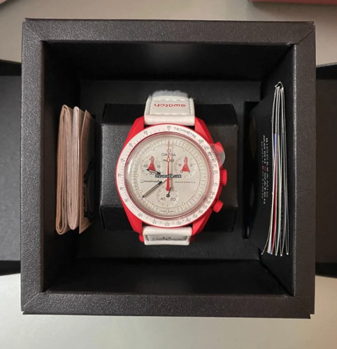 Swatch omega bioceramic - x,