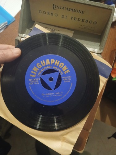 Raro corso tedesco - tedesco, linguaphone