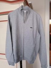 cardigan Lacoste uomo grigio cotone  tg 4 M