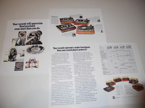 Brochure doppio giradischi 74 - brochure, '74