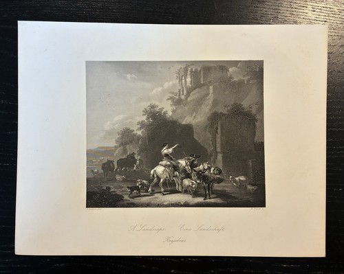 1850 landscape berghem - 1850,