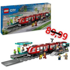 Lego city tram fermata - fermata, del