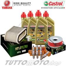 Tagliando YAMAHA V-Max 1200 1985-1995 Kit Olio Castrol 10W40 Filtri Candele VMAX