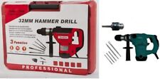 TRAPANO MARTELLO DEMOLITORE 32mm 1250W TRE FUNZIONI CON VALIGETTA SDS E PUNTE 