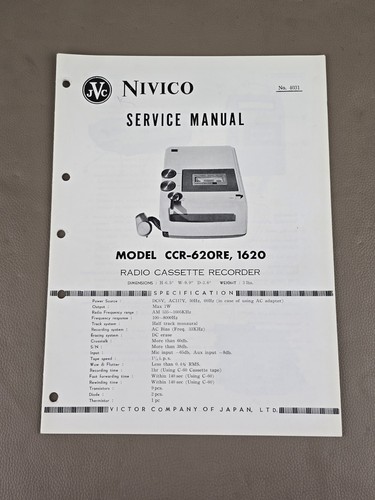 Nivico modello ccr 620re - modello, ccr-620re/1620
