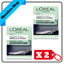 L'OREAL MASCHERA DETOX 50 ml ARGILLA CARBONE DETOX MASK FACE