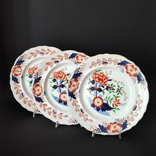 Piatti inglesi Davenport con decoro tipo Imari del 1844 (cod. 1725)