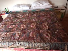 Copriletto In Filo Di Seta