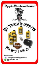 Kit tagliando completo per Harley Big Twin Twin Cam filtro NERO, Olio MINERALE