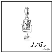 Charm Microfono Vintage Anni