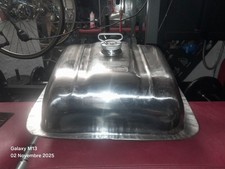 SERBATOIO MAGGIORATO BENZINA INOX 10 LITRI LAMBRETTA LI3 LIS SX DL GP 