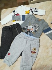STOCK SET NEONATO 3-6 MESI: CARDIGAN DISNEY, 1 T-SHIRT,2 PANTALONI TUTA ELEGANTE