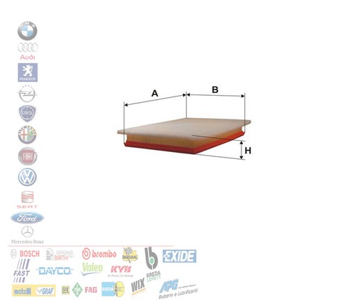 Filtro aria opel - opel, astra