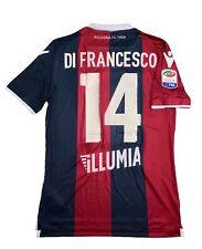 MAGLIA CALCIO BOLOGNA DI FRANCESCO MATCH WORN PREPARATA INDOSSATA 2017/18 MACRON