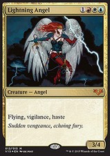 MTG LIGHTNING ANGEL FOIL EXC -