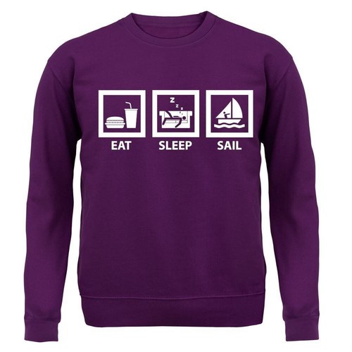 Eat sleep vela bambini felpa - sleep,