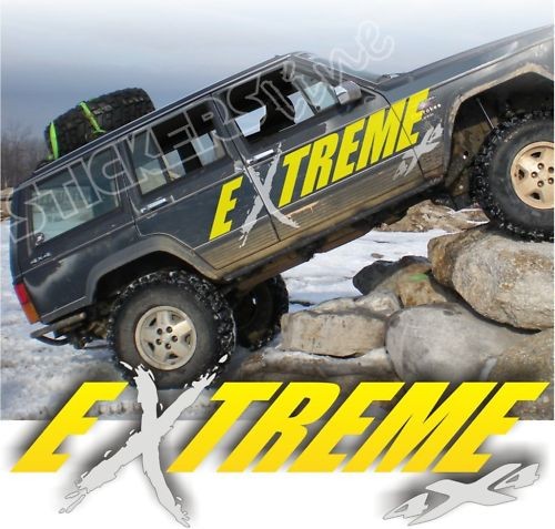 Adesivi 4x4 auto fuoristrada