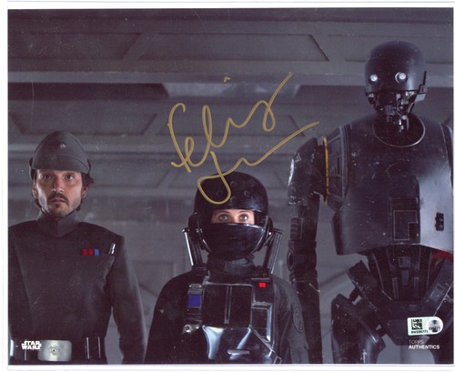 Autografo star wars felicity - star,