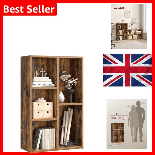 Libreria rustica marrone nero - marrone,