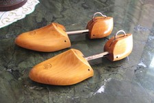 TENDISCARPE VINTAGE ANNI 40/50 FORME PER SCARPE N. 44 IN LEGNO LUCIDATO IN CO