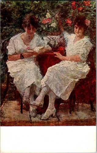 Cartolina antonio mancini - cartolina,