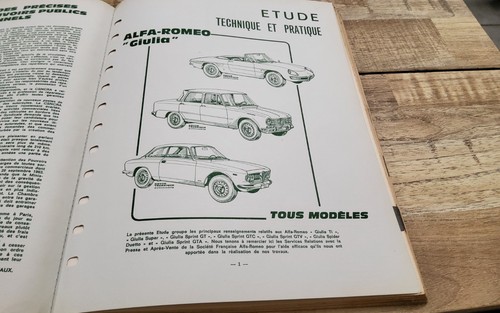 Revue technique alfa roméo - technique,