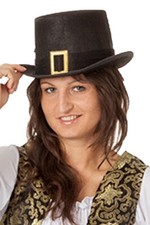 Cappello donna slash cilindro cappello gotico costume carnevale carnevale