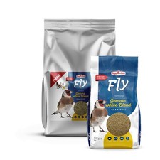 FLY GEMME WHITE BLEND KG 4 Alimento Estruso Completo UCCELLI Canarini Esotici In