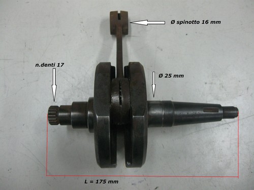 Albero motore con boccola - albero,