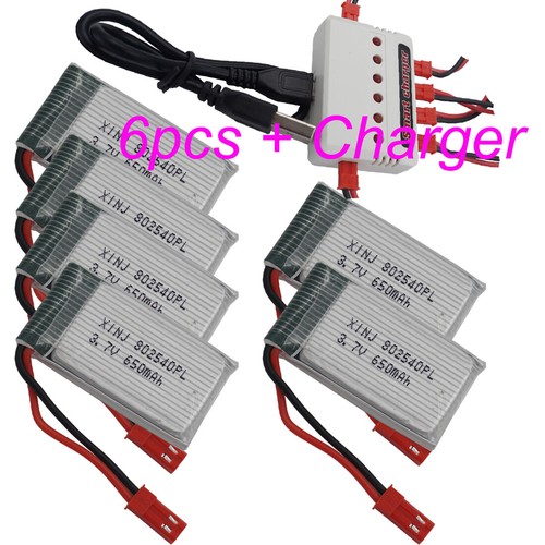 Batteria pol 7v - li-pol, 650mah