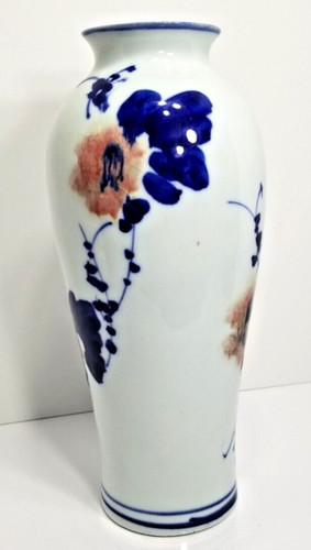 Vaso orientale alto blu - , e