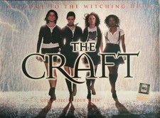 THE CRAFT 1996 UK quad poster