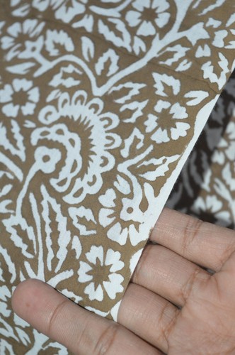 Blocco mano stampa floreale - a,