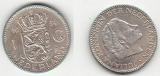 olanda - 2x 1 gulden 1954-55