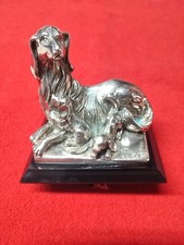 Statuetta in argento - Cane con cuccioli - Elisei