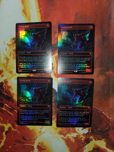 Mtg vexing devil - vexing, (borderless)