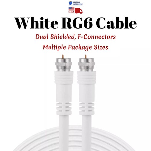 Cavo coassiale rg6 bianco - coassiale,
