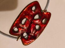 PAOLO  DE POLI - Anni '50 - rarissimo ciondolo in rame smaltato