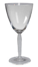 Lalique Calice in Cristallo, Calice Acqua Louvre, (1589400) 7,5" Nuovo con scatola