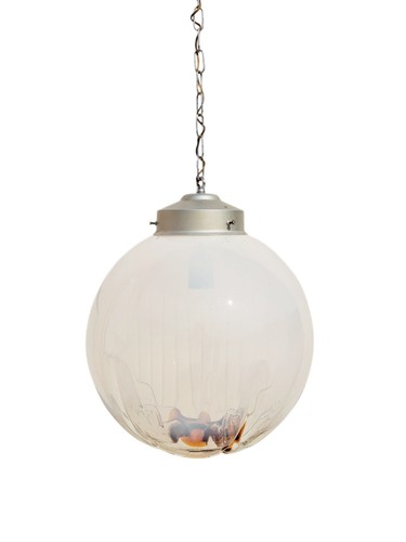 Lampadario sfera vetro - lampadario,
