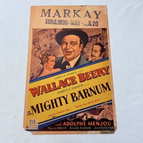 1934 potente barnum poster - potente,