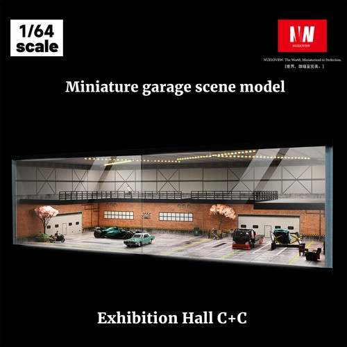 Diorama modello garage - diorama, 1:64